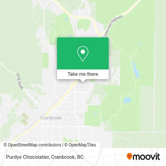 Purdys Chocolatier map