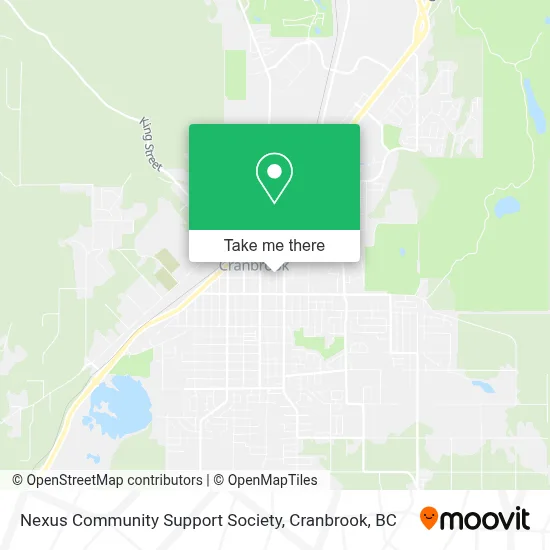 Nexus Community Support Society map