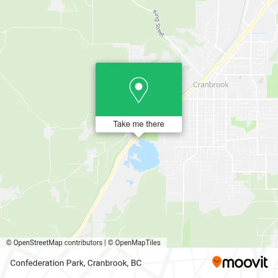 Confederation Park map