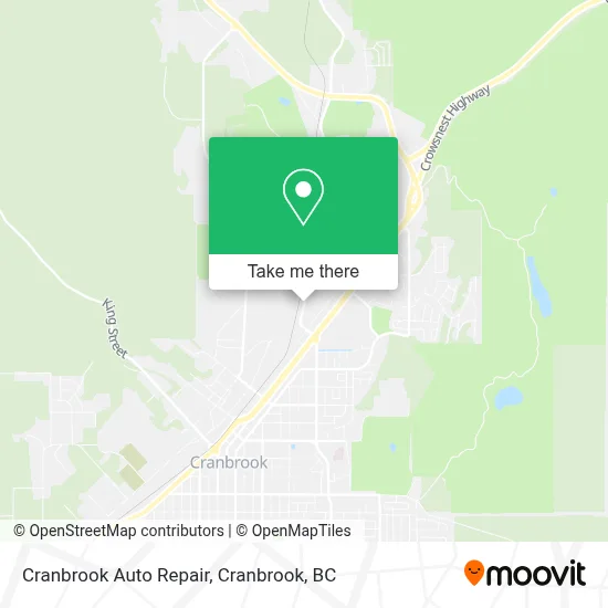 Cranbrook Auto Repair map