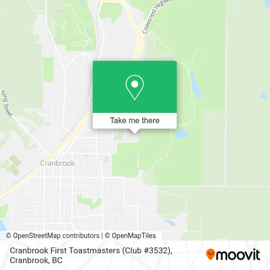Cranbrook First Toastmasters (Club #3532) map