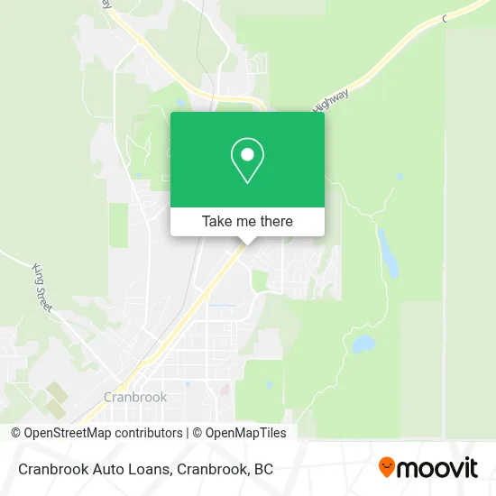 Cranbrook Auto Loans map