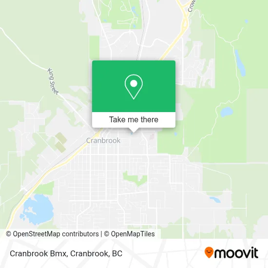 Cranbrook Bmx map