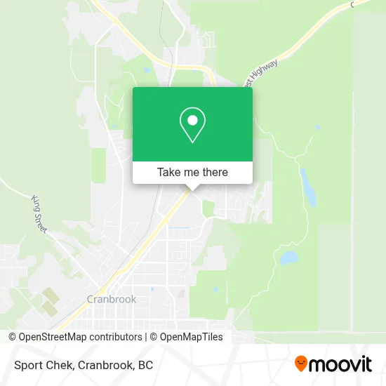 Sport Chek map