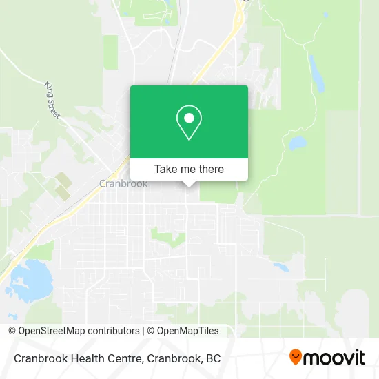 Cranbrook Health Centre map