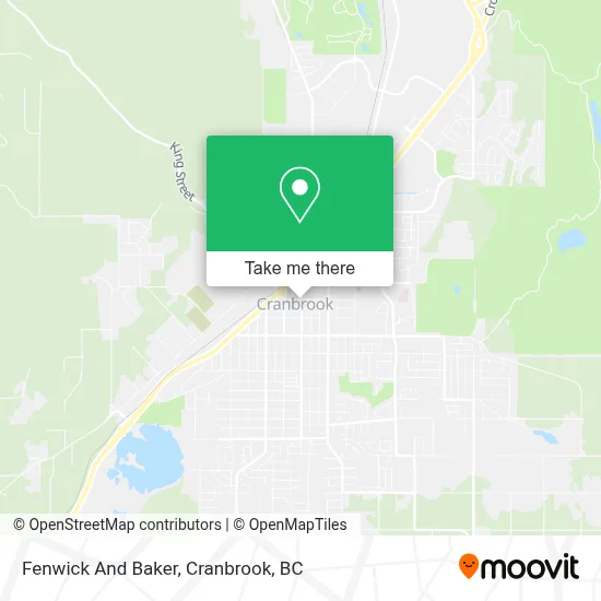 Fenwick And Baker map