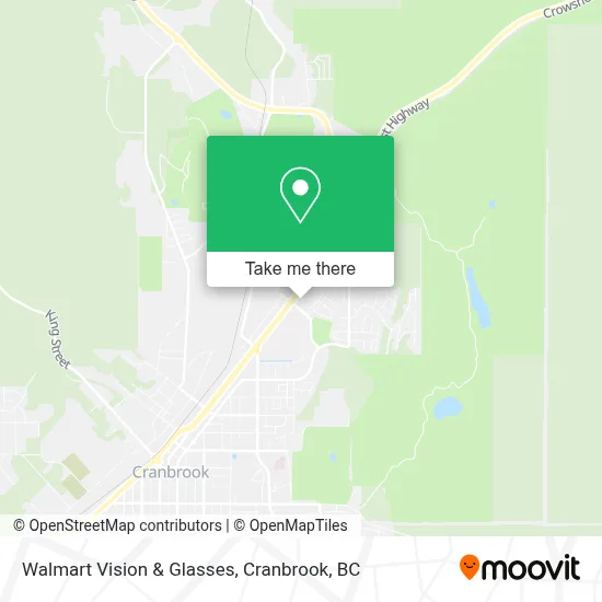 Walmart Vision & Glasses map