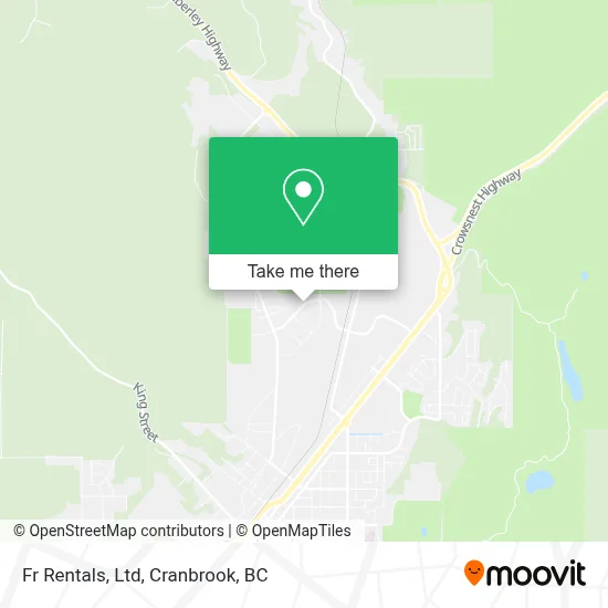 Fr Rentals, Ltd map