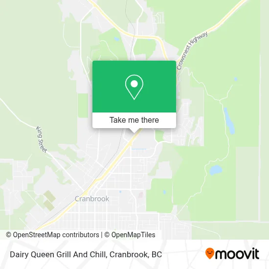 Dairy Queen Grill And Chill map