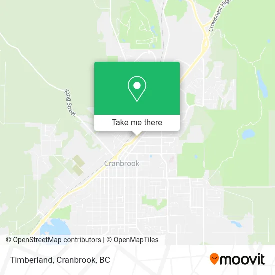 Timberland map
