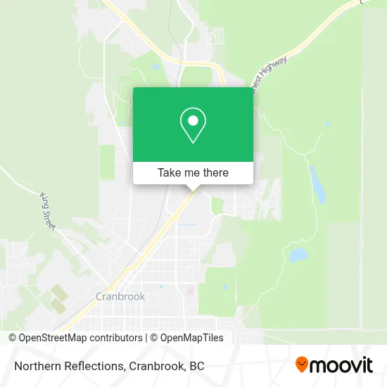 Northern Reflections map