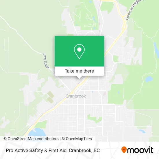 Pro Active Safety & First Aid map