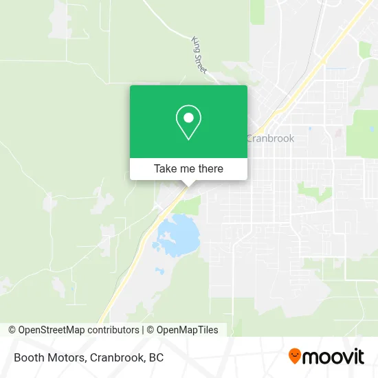Booth Motors map