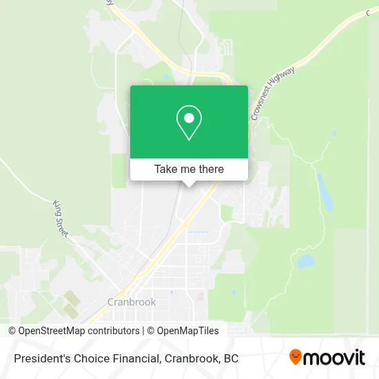 President's Choice Financial map