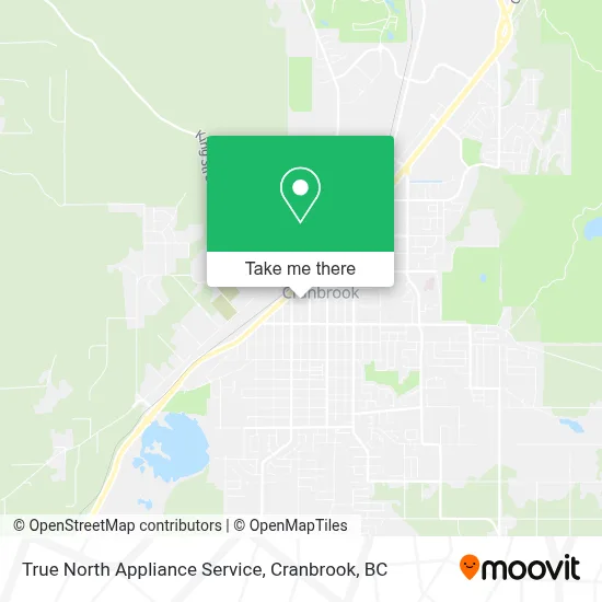 True North Appliance Service map