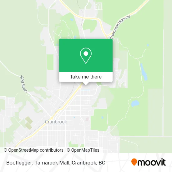 Bootlegger: Tamarack Mall map