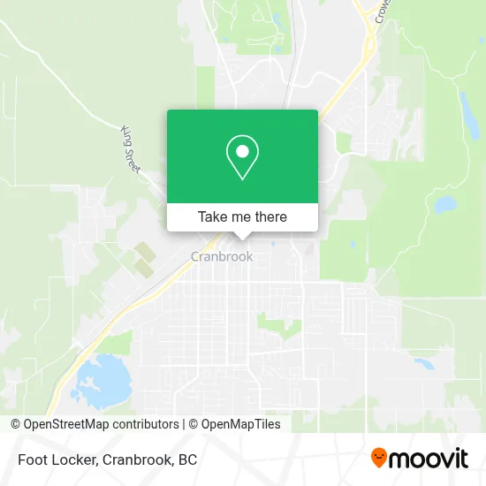 Foot Locker map