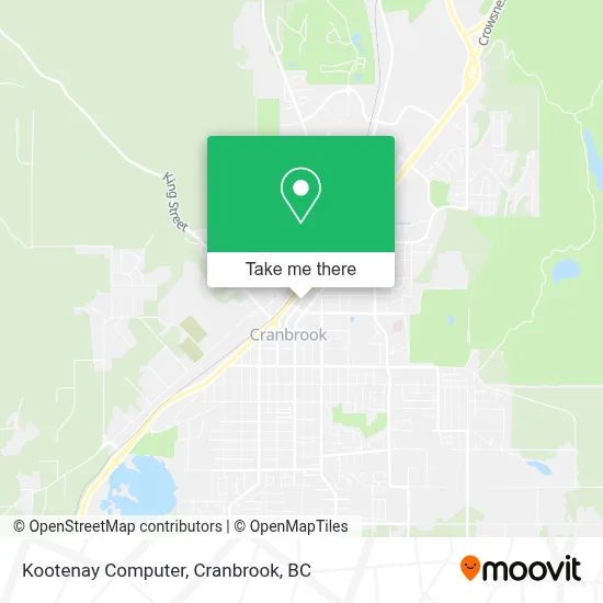 Kootenay Computer map