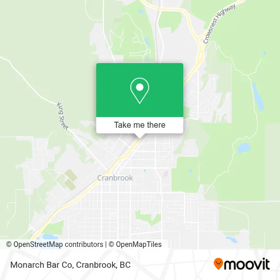 Monarch Bar Co map