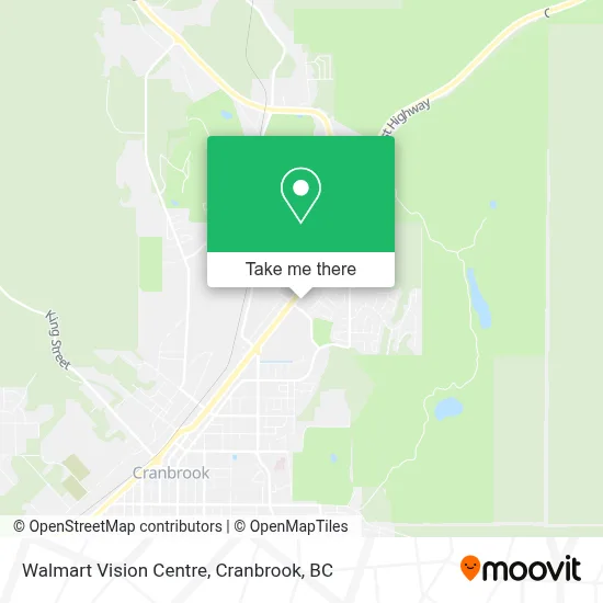 Walmart Vision Centre map