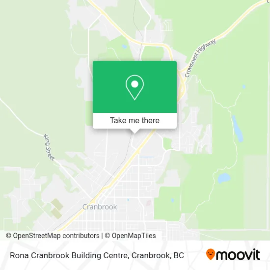 Rona Cranbrook Building Centre map