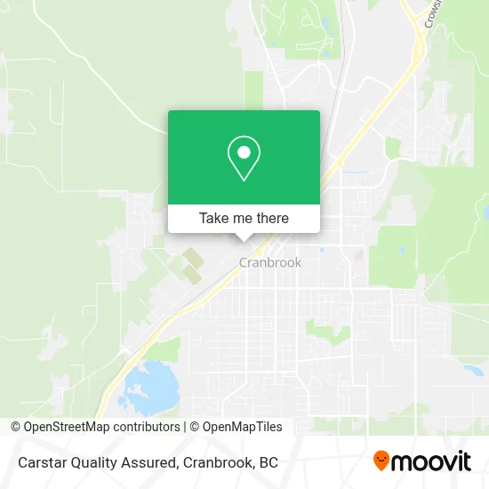 Carstar Quality Assured map