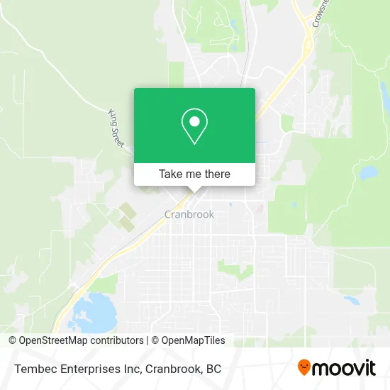 Tembec Enterprises Inc map