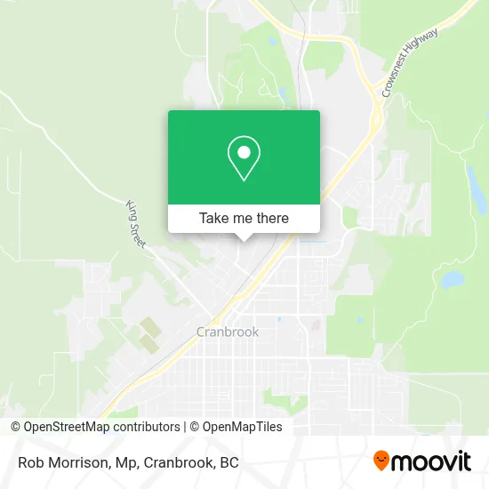 Rob Morrison, Mp map