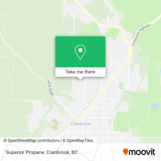 Superior Propane map
