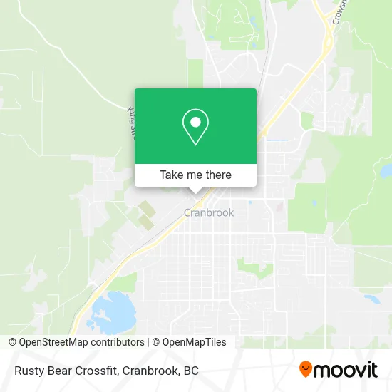 Rusty Bear Crossfit map