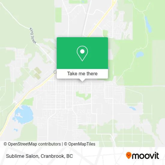 Sublime Salon map