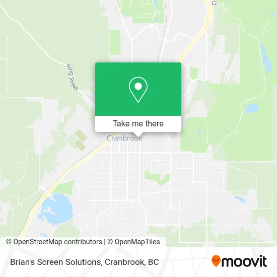 Brian's Screen Solutions map