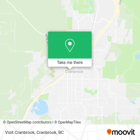 Visit Cranbrook map