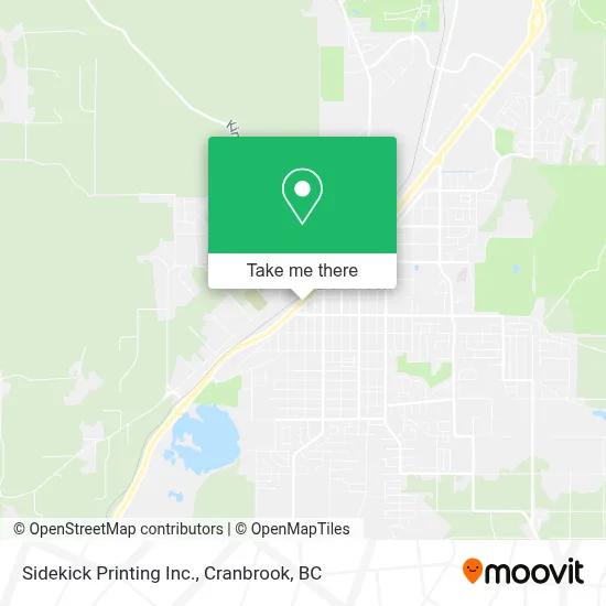 Sidekick Printing Inc. map