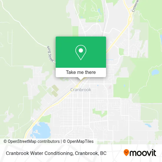 Cranbrook Water Conditioning map