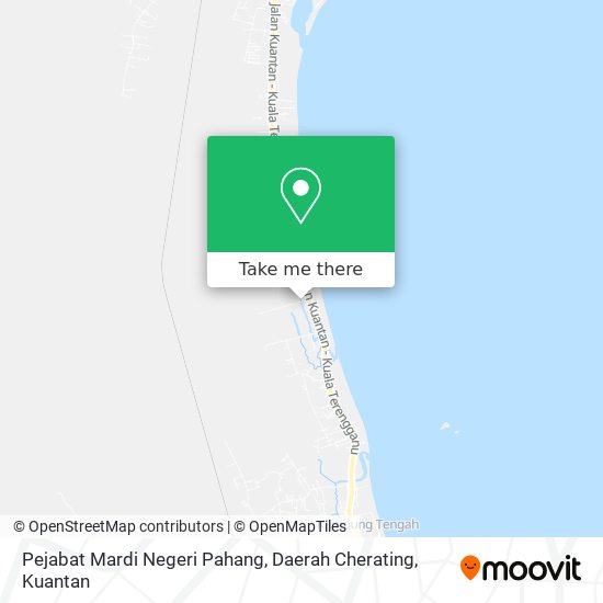 Pejabat Mardi Negeri Pahang, Daerah Cherating map