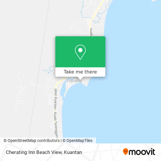 Cherating Inn Beach View map