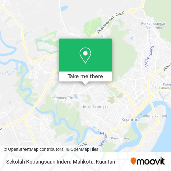 Sekolah Kebangsaan Indera Mahkota map