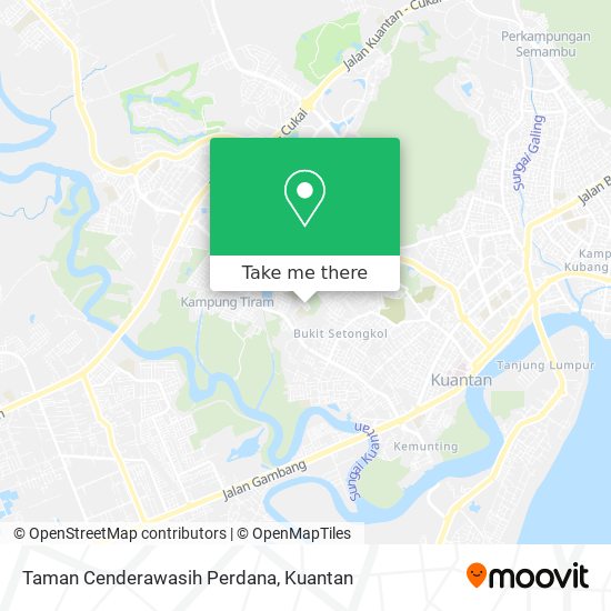Taman Cenderawasih Perdana map