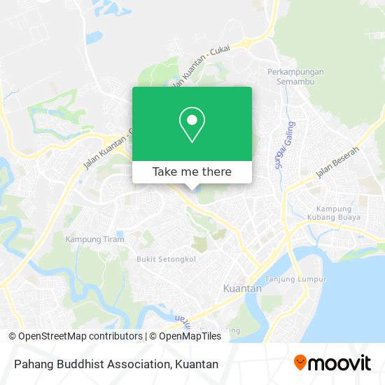 Pahang Buddhist Association map