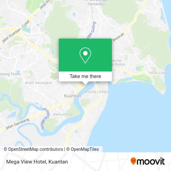 Mega View Hotel map