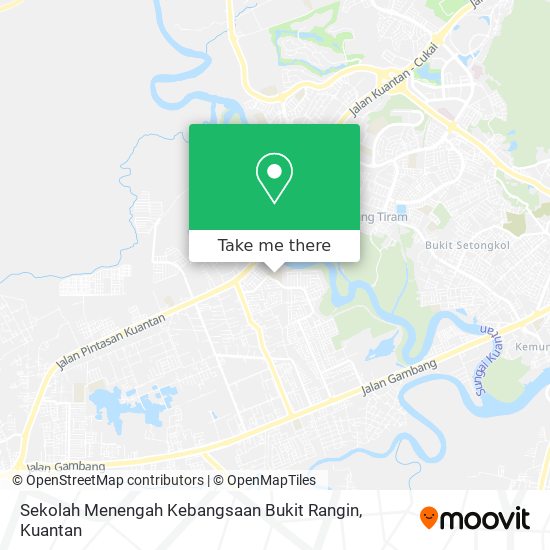 Sekolah Menengah Kebangsaan Bukit Rangin map
