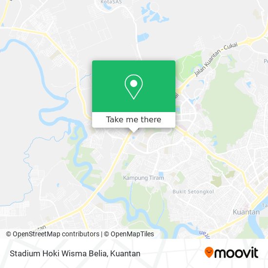 Peta Stadium Hoki Wisma Belia