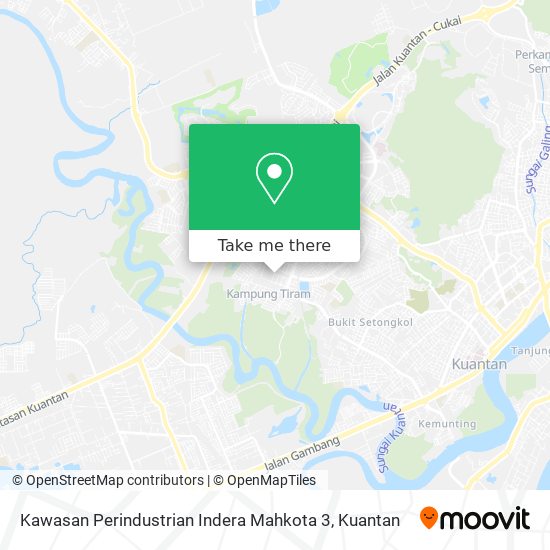 Peta Kawasan Perindustrian Indera Mahkota 3