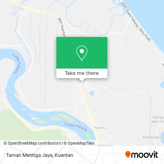 Peta Taman Mentiga Jaya