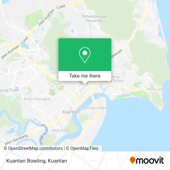 Kuantan Bowling map