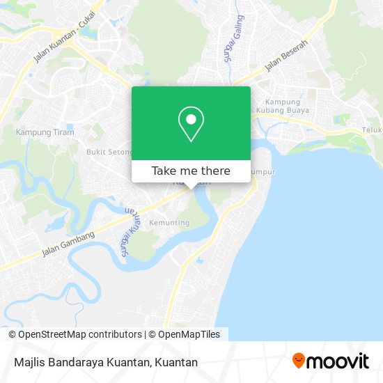 Majlis Bandaraya Kuantan map