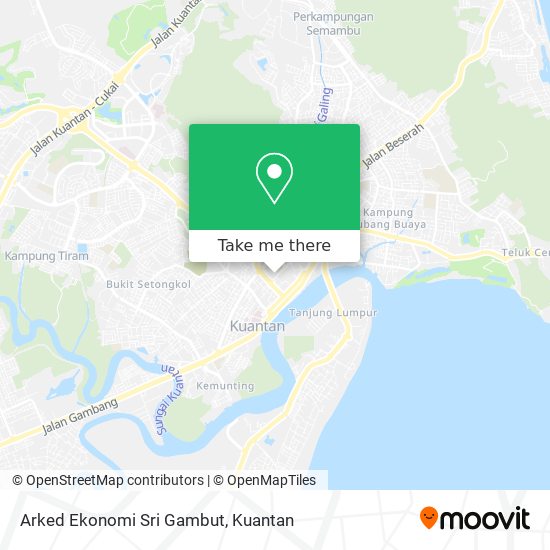 Arked Ekonomi Sri Gambut map
