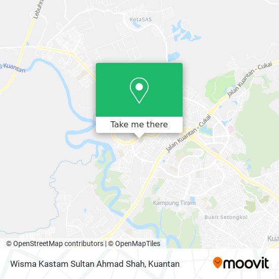 Wisma Kastam Sultan Ahmad Shah map