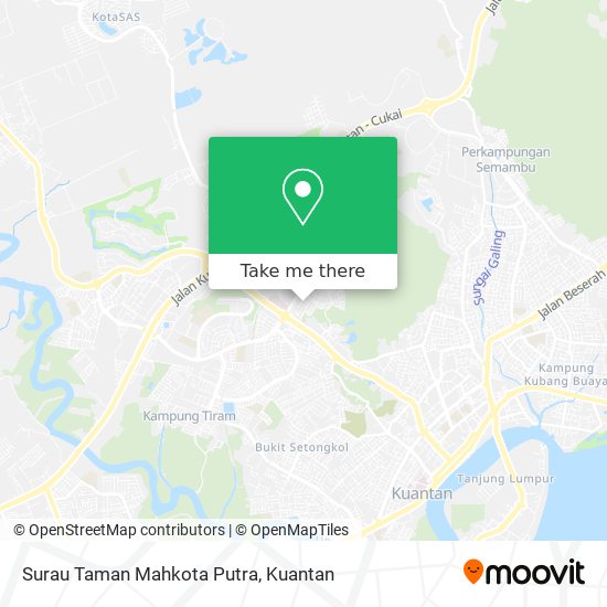 Surau Taman Mahkota Putra map